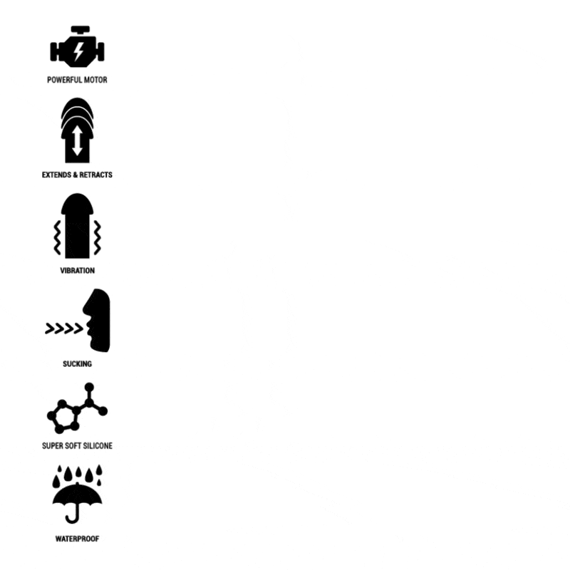 Vibratore con Ventosa Clitoride e Up/Down - Ibiza