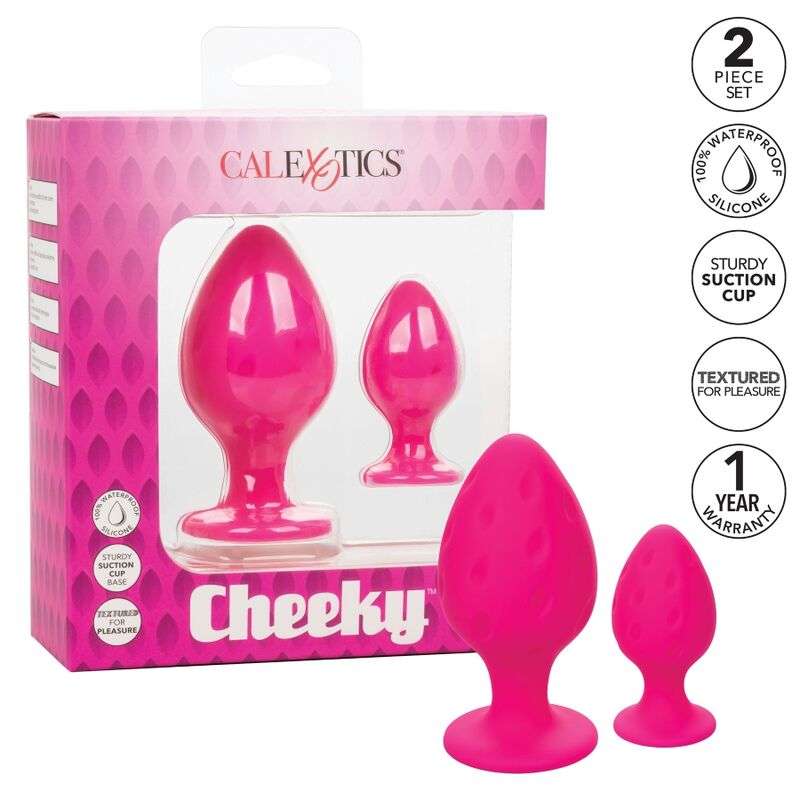 Tappo Anale Calex Cherry con Ventosa colore rosa Tappo Anale Calex Cherry con Ventosa colore rosa