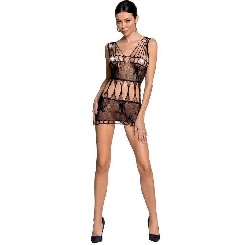 Abito Bodistocking Passion Woman BS090 nero Taglia Unica Abito Bodistocking Passion Woman BS090 nero Taglia Unica