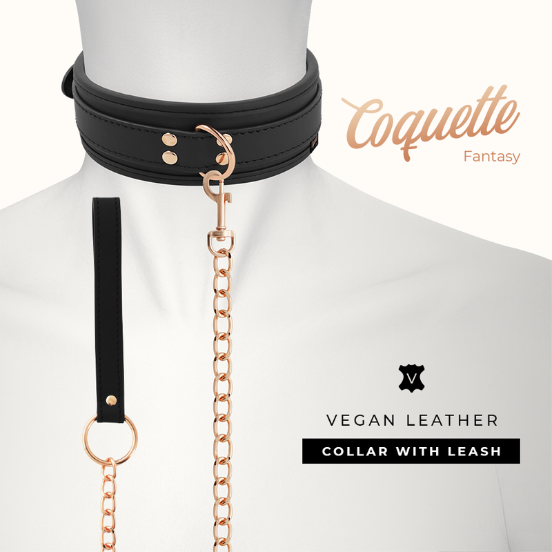 Collare Bondage Coquette Fantasy Vegan Leather Collar 3 Collare Bondage Coquette Fantasy Vegan Leather Collar 3