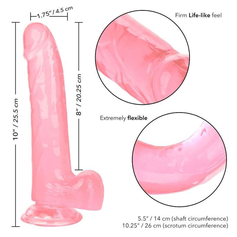 Dildo Realistico Regina Dimensioni Calex 20,3 cm colore rosa 10 Dildo Realistico Regina Dimensioni Calex 20,3 cm colore rosa 10