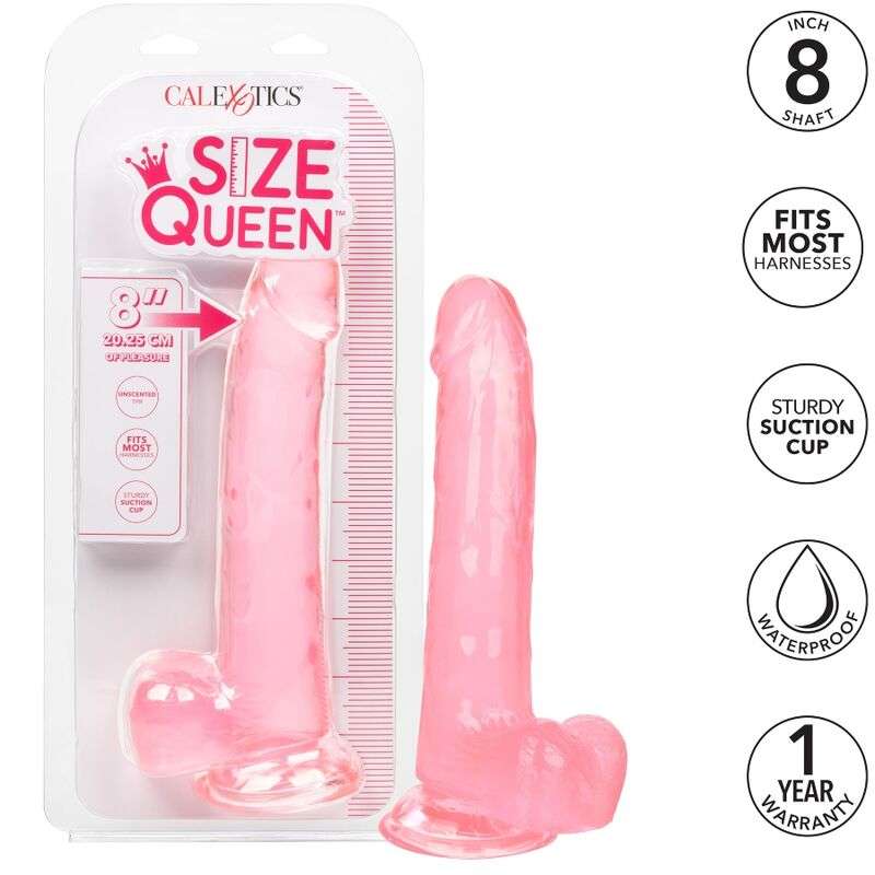Dildo Realistico Regina Dimensioni Calex 20,3 cm colore rosa 9 Dildo Realistico Regina Dimensioni Calex 20,3 cm colore rosa 9