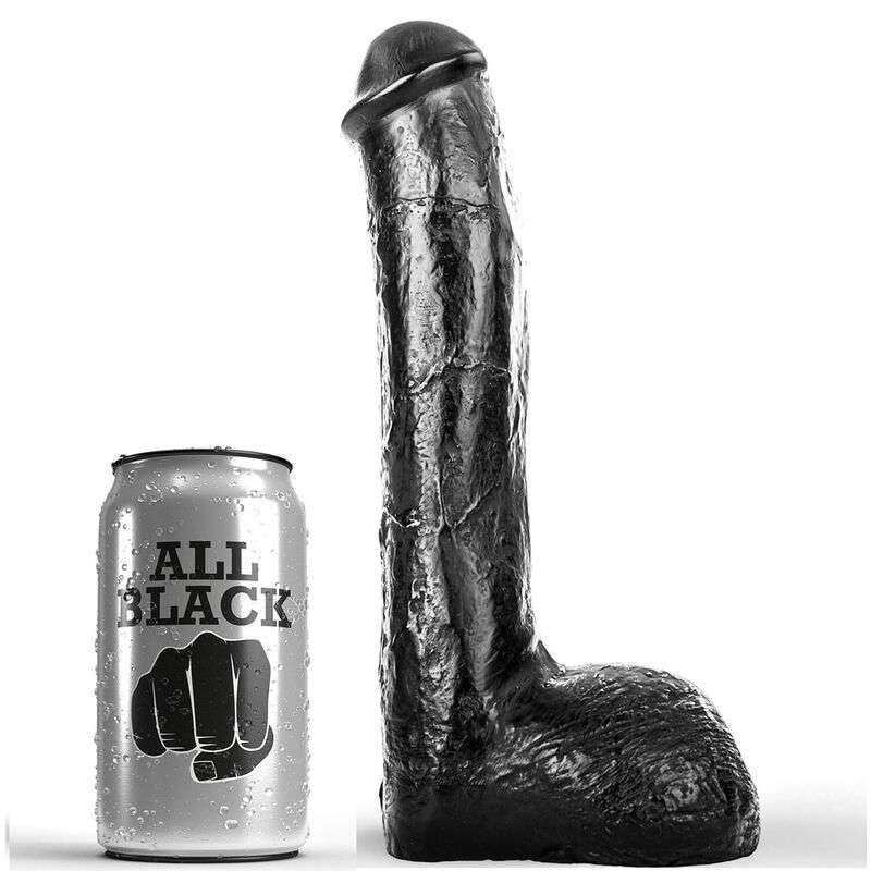 Dildo Realistico All Black 23 cm Dildo Realistico All Black 23 cm