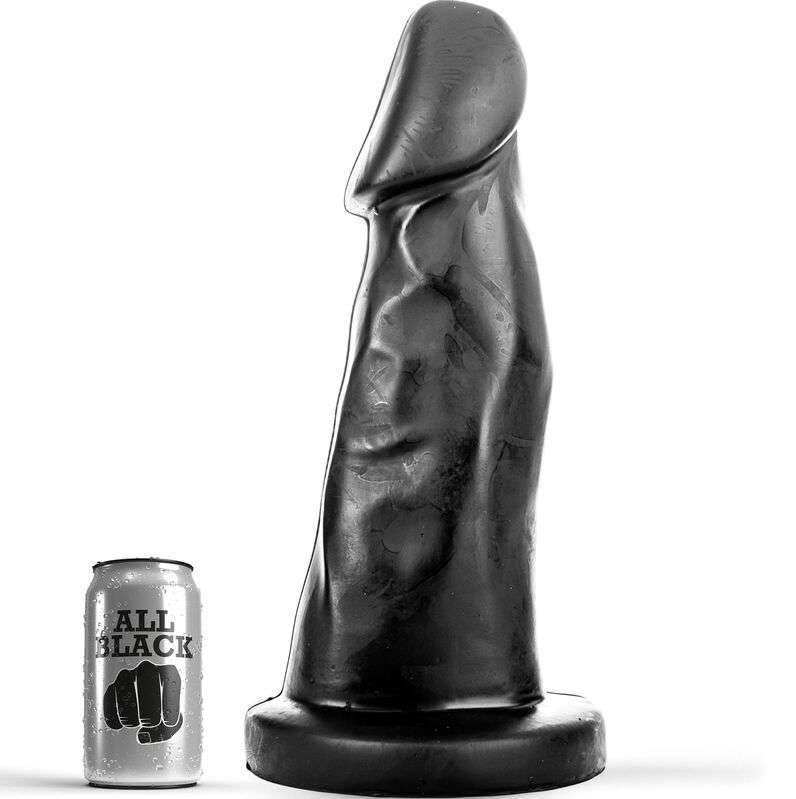 Dildo Gigante Nero Realistico di 27 cm – All Black Dildo Gigante Nero Realistico di 27 cm – All Black