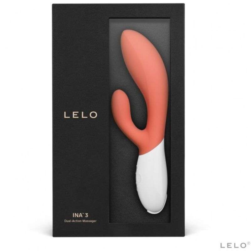 Vibratore Lelo Ina 3 Rosso Corallo 3 Vibratore Lelo Ina 3 Rosso Corallo 3