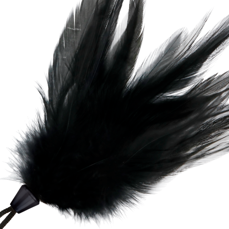 Piumino Bdsm Stuzzicante Darkness Feather Nero 17 cm Piumino Bdsm Stuzzicante Darkness Feather Nero 17 cm