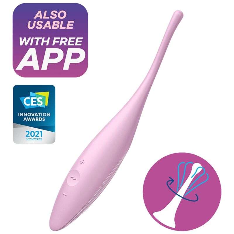 Stimolatore Clitoride Satisfyer Twirling Joy Clit Tip – Rosa Stimolatore Clitoride Satisfyer Twirling Joy Clit Tip – Rosa