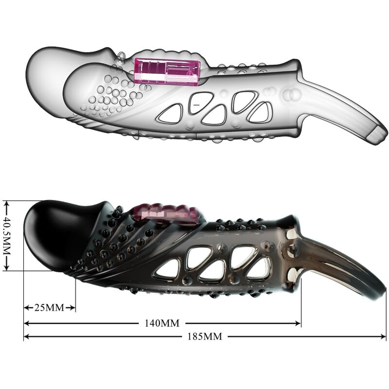 Guaina Fallica Nera Cecelia – Colore Nero 4 Guaina Fallica Nera Cecelia – Colore Nero 4