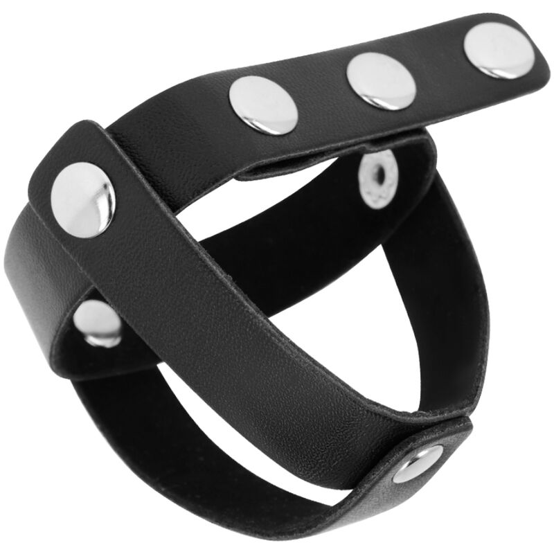 Gabbia per Pene A Sfera In Cuoio Fetish Ohmama 2 Gabbia per Pene A Sfera In Cuoio Fetish Ohmama 2