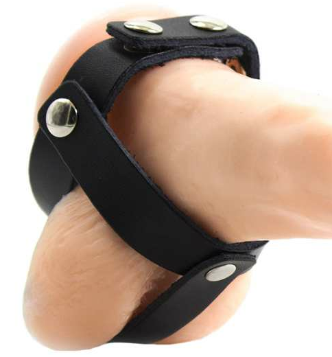 Gabbia per Pene A Sfera In Cuoio Fetish Ohmama Gabbia per Pene A Sfera In Cuoio Fetish Ohmama