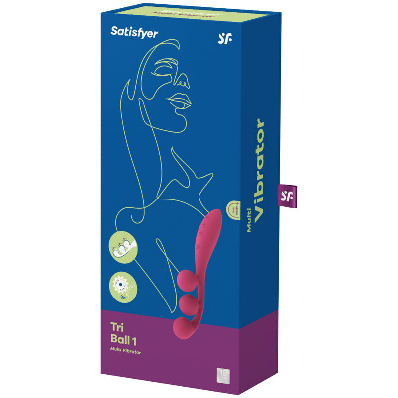 Satisfyer Tri Ball 1 Multi Vibratore – Rosso 5 Satisfyer Tri Ball 1 Multi Vibratore – Rosso 5