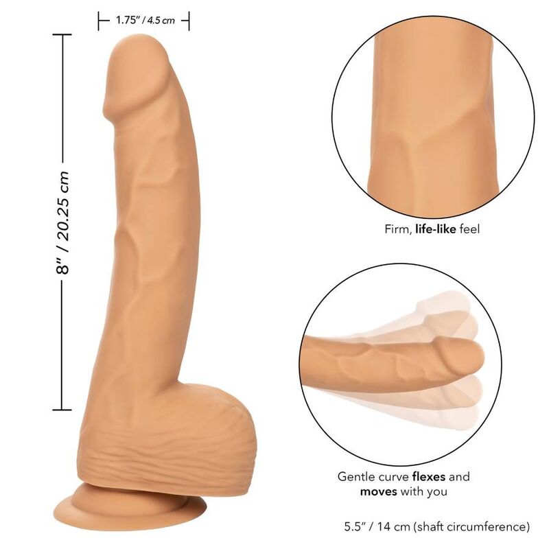 Dildo in Silicone da 20 Cm California Exotics – Carne 7 Dildo in Silicone da 20 Cm California Exotics – Carne 7