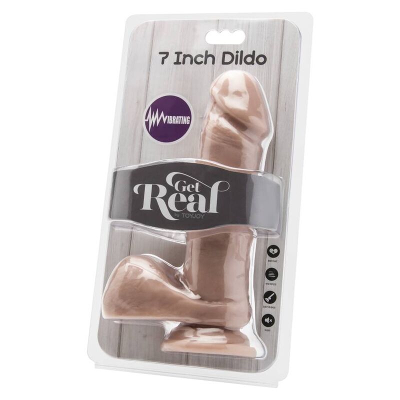 Vibratore con Testicoli Telecomandato 18 cm – Get Real 3 Vibratore con Testicoli Telecomandato 18 cm – Get Real 3