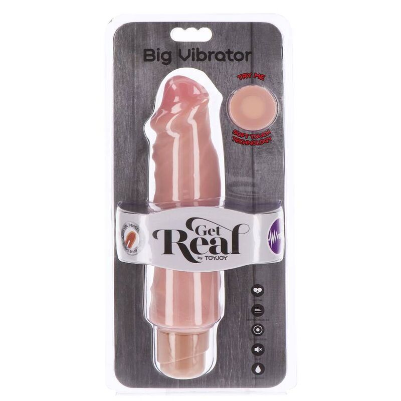 Vibratore Grande A Doppia Densità 20,5 Cm Pelle – Get Real 7 Vibratore Grande A Doppia Densità 20,5 Cm Pelle – Get Real 7