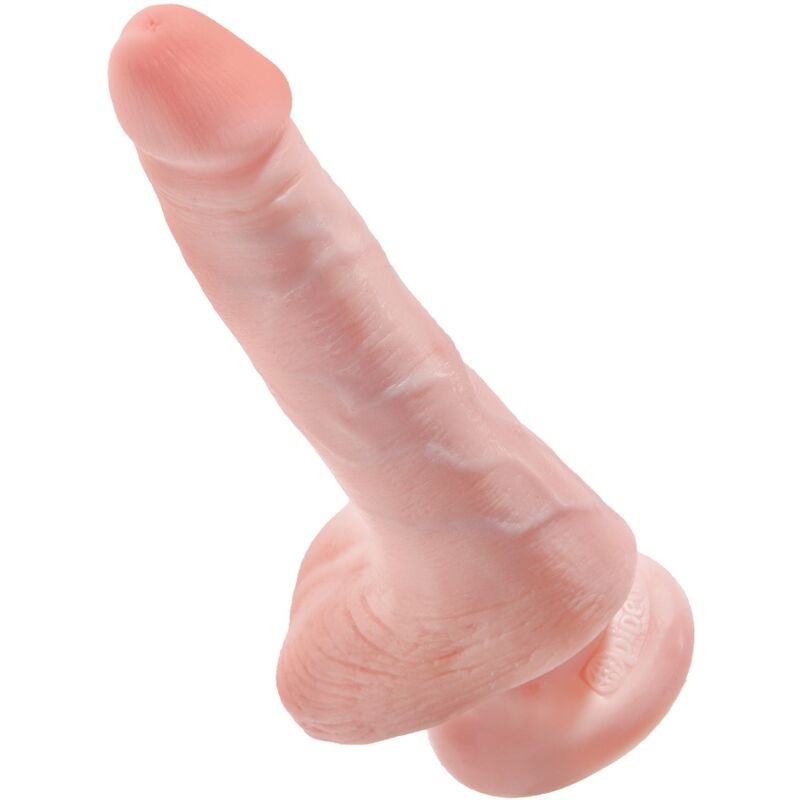 Dildo Realistico King Cock Con Sfere 13,5 Cm 4 Dildo Realistico King Cock Con Sfere 13,5 Cm 4