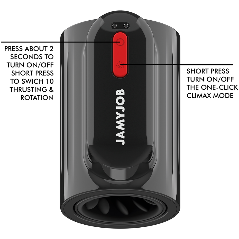 Masturbatore Vortex Turbo Con Spinta e Rotazione a 360° Su e Giù – Jamyjob 5 Masturbatore Vortex Turbo Con Spinta e Rotazione a 360° Su e Giù – Jamyjob 5