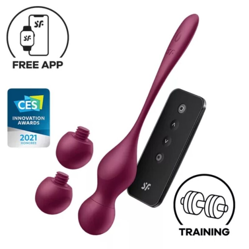 Ovulo Vibrante Satisfyer Love Birds Vary con App Wine Rosso Ovulo Vibrante Satisfyer Love Birds Vary con App Wine Rosso