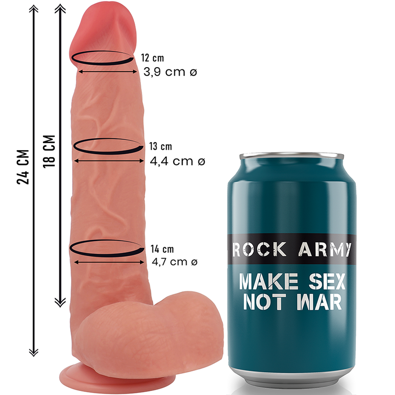 Dildo Realistico Rockarmy Silicone Liquido Raptor 24 Cm 4 Dildo Realistico Rockarmy Silicone Liquido Raptor 24 Cm 4
