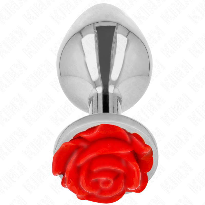 Plug Anale Kink Rosa Rosso Taglia L 2 Plug Anale Kink Rosa Rosso Taglia L 2