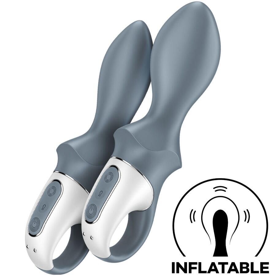 Vibratore Anale Gonfiabile Satisfyer Air Pump Booty 1 Grigio Vibratore Anale Gonfiabile Satisfyer Air Pump Booty 1 Grigio