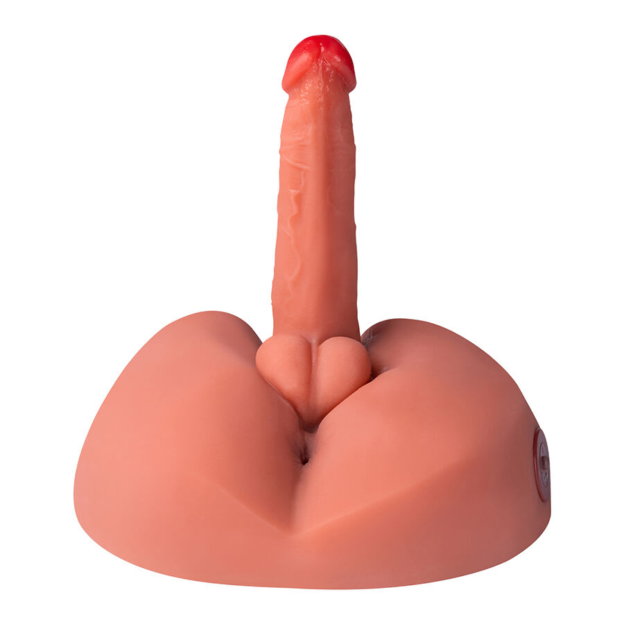 Masturbatore con Dildo Xise Miele Con Vibrazione 25 Cm