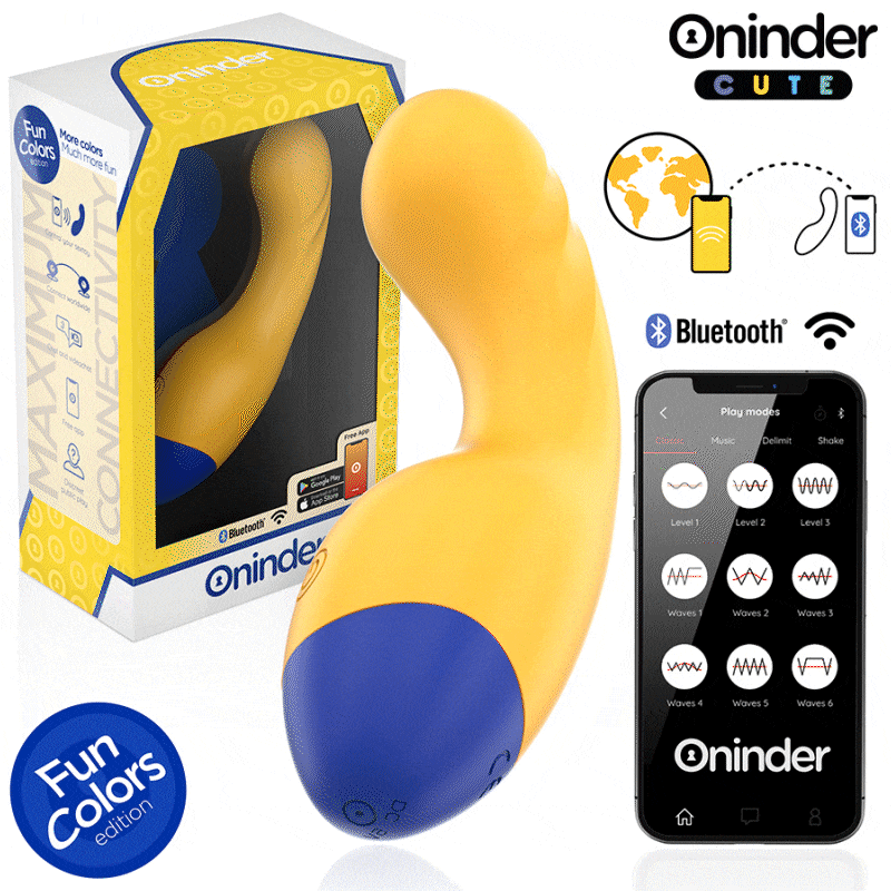 Stimolatore Punto G Oninder Cute Love Buddy Master con App Stimolatore Punto G Oninder Cute Love Buddy Master con App