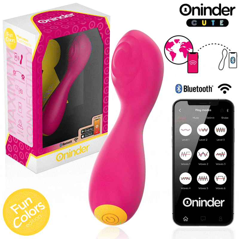 Stimolatore Punto G Oninder Cute Love Buddy Master con App Stimolatore Punto G Oninder Cute Love Buddy Master con App