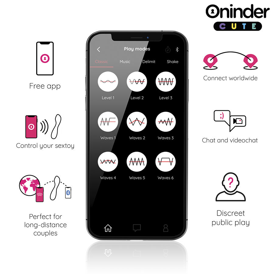 Stimolatore Punto G Oninder Cute Love Buddy Master con App 3 Stimolatore Punto G Oninder Cute Love Buddy Master con App 3