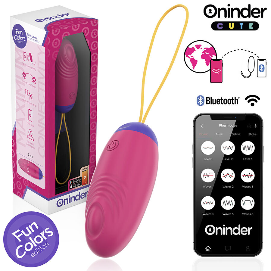 Uovo Con Vibro-Onda Oninder Cute In Silicone E Piacere App 4 Uovo Con Vibro-Onda Oninder Cute In Silicone E Piacere App 4