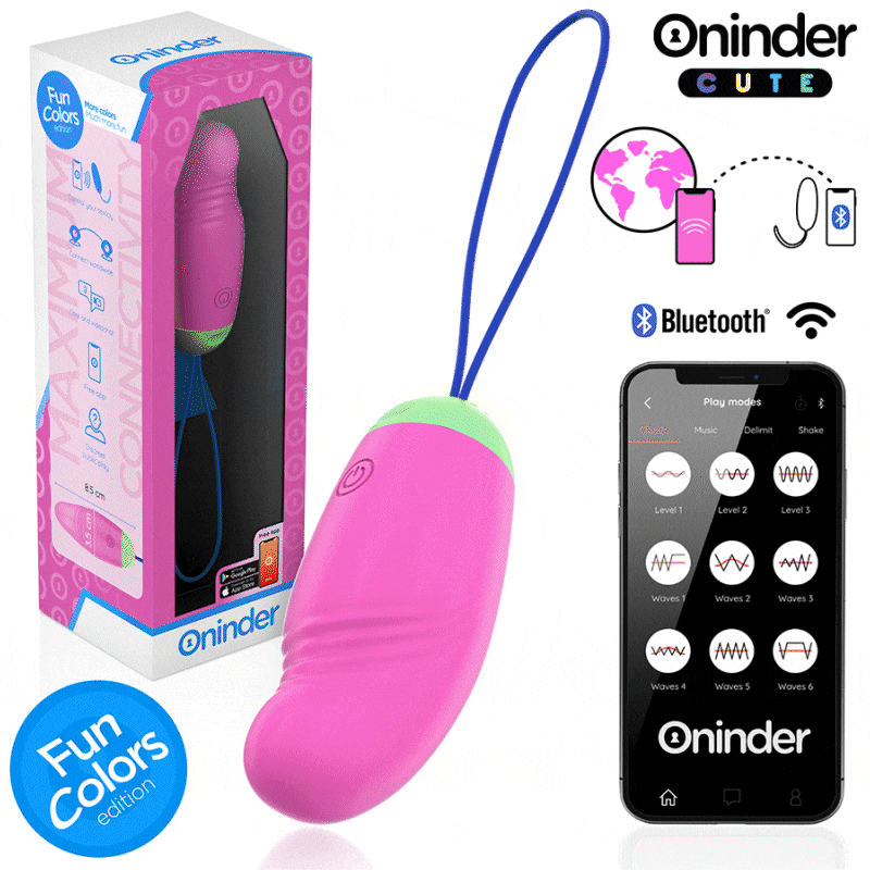 Uovo Vibro-Rotante Oninder Cute360° per Amore Piacere App