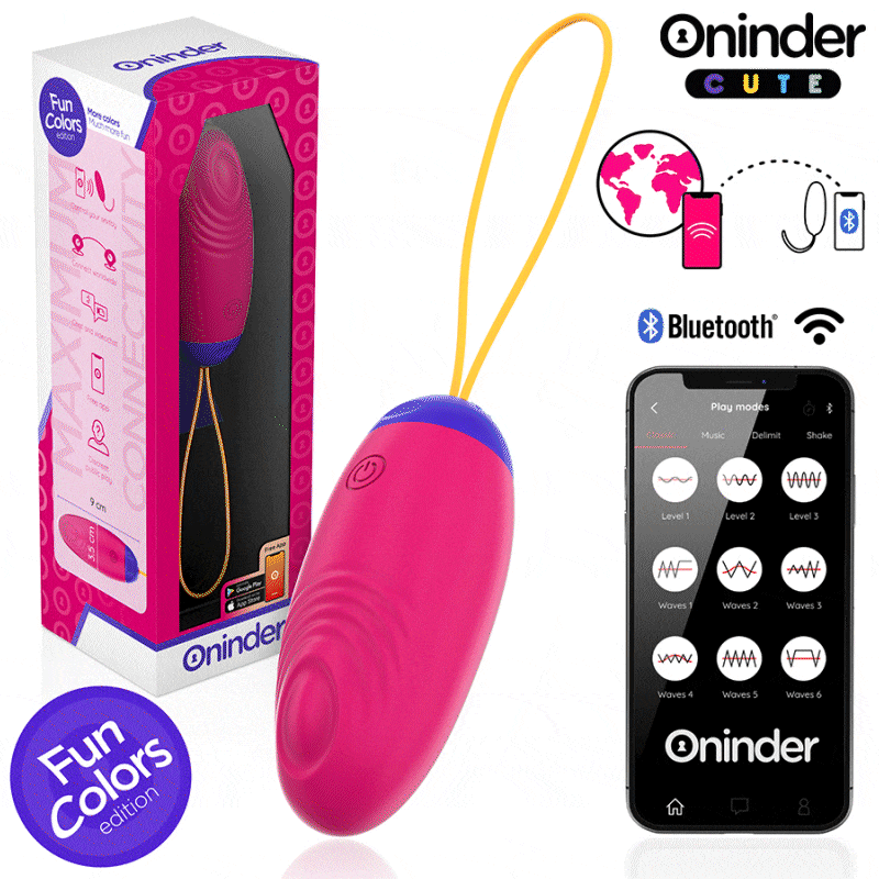 Uovo Con Vibro-Onda Oninder Cute In Silicone E Piacere App 3 Uovo Con Vibro-Onda Oninder Cute In Silicone E Piacere App 3
