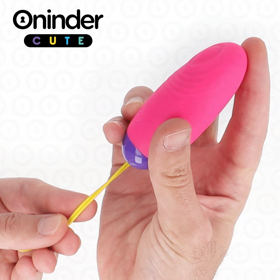 Uovo Con Vibro-Onda Oninder Cute In Silicone E Piacere App