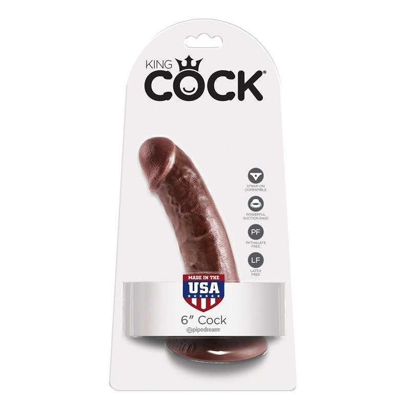 King Cock 6″ Pene Marrone 15 Cm 7 King Cock 6″ Pene Marrone 15 Cm 7
