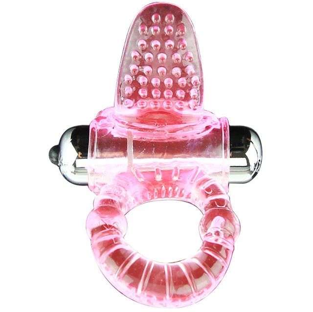 Anello per Pene Vibrante con Stimolatore – Rosa