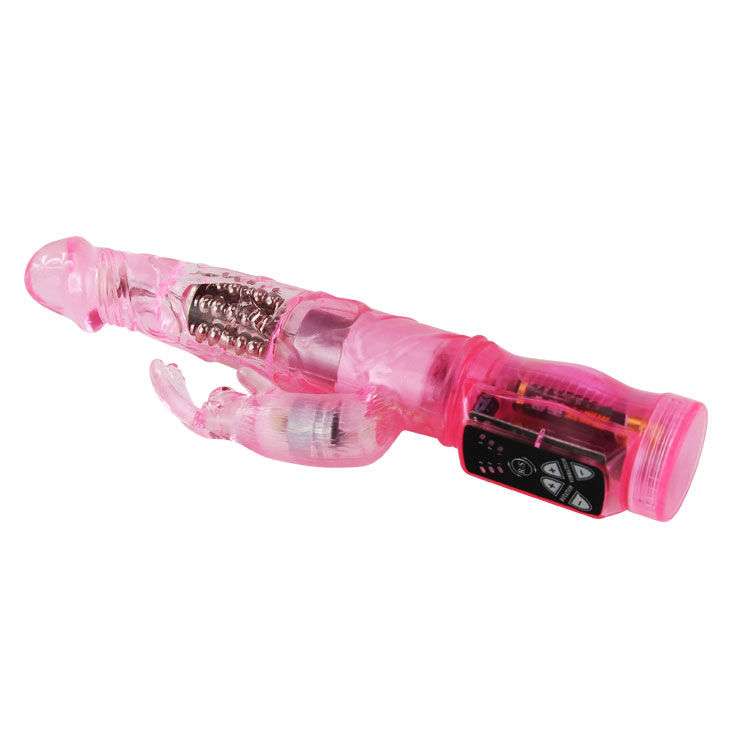 Vibratore Rabbit Baile Rotations Happy Angel colore Rosa 2 Vibratore Rabbit Baile Rotations Happy Angel colore Rosa 2
