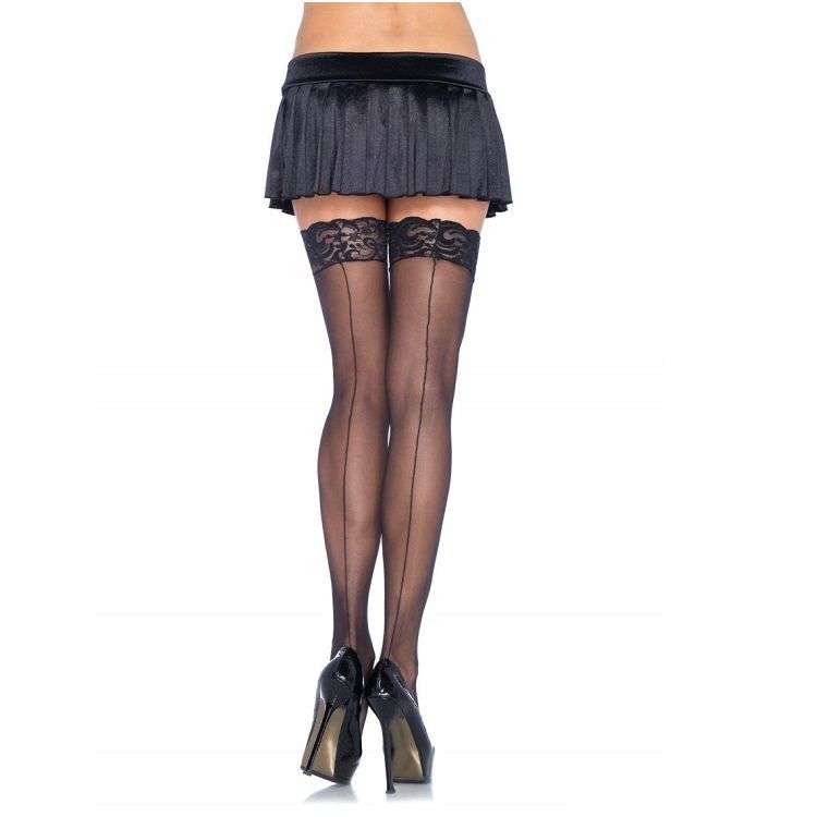 Calze Donna Leg Avenue Con Cucitura Posteriore 4 Calze Donna Leg Avenue Con Cucitura Posteriore 4