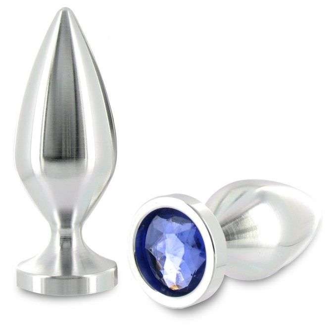 Anal Plug Metallico Diamantato Piccolo 6 Cm Anal Plug Metallico Diamantato Piccolo 6 Cm