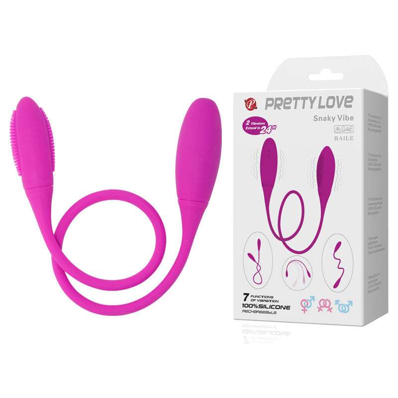 Vibratore Snaky Deluxe Pretty Love 7 V per giochi di coppia