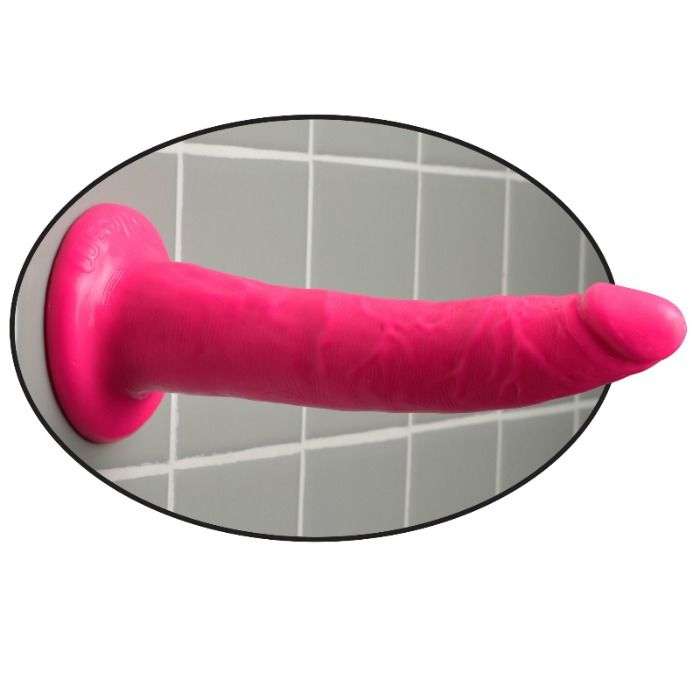 Dildo con Ventosa Dillio 17,8 cm rosa 3 Dildo con Ventosa Dillio 17,8 cm rosa 3