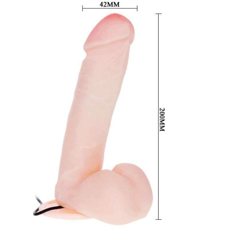 Dildo Realistico in Silicone con Vibrazione – Dong 20 cm 4 Dildo Realistico in Silicone con Vibrazione – Dong 20 cm 4
