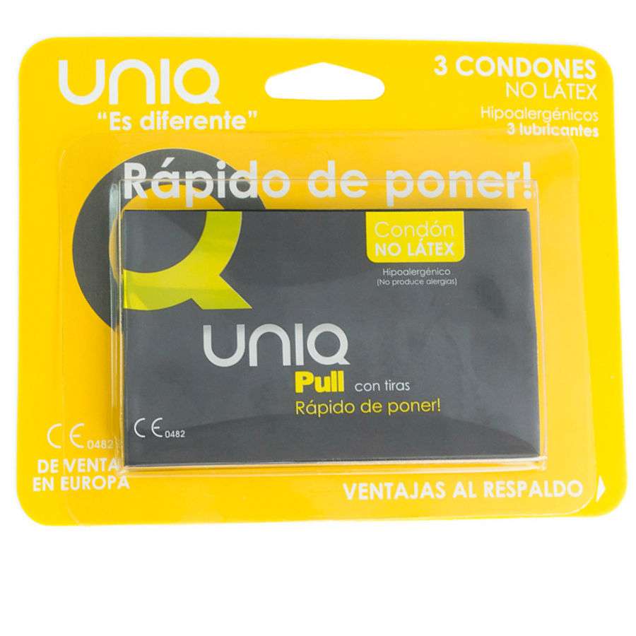 Preservativi Uniq Pull Free Latex 3 pezzi 4 Preservativi Uniq Pull Free Latex 3 pezzi 4