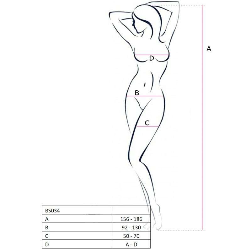 Catsuit Passion Woman BS034 Body e Calze Nero Taglia Unica 14 Catsuit Passion Woman BS034 Body e Calze Nero Taglia Unica 14