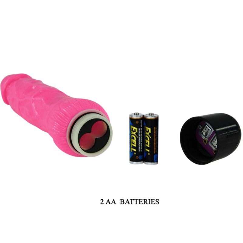 Vibratore Realistico Baile Vibrators Colorful Colore Rosa 24 cm 3 Vibratore Realistico Baile Vibrators Colorful Colore Rosa 24 cm 3