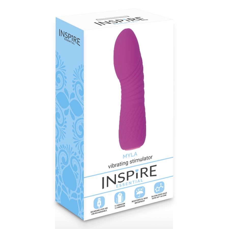 Vibratore Inspire Essential Myla Colore Viola 12 funzioni 3 Vibratore Inspire Essential Myla Colore Viola 12 funzioni 3