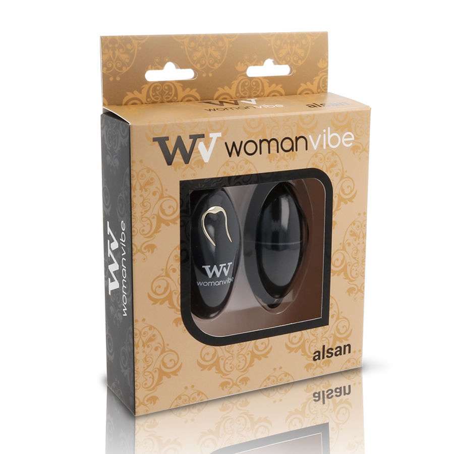 Ovetto Vibrante con Telecomando Womanvibe Alsan in Silicone Nero 3 Ovetto Vibrante con Telecomando Womanvibe Alsan in Silicone Nero 3