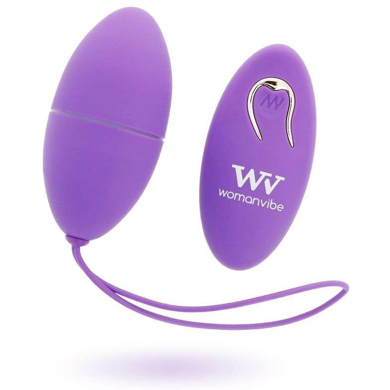 Ovetto Vibrante con Telecomando Womanvibe Alsan in Silicone