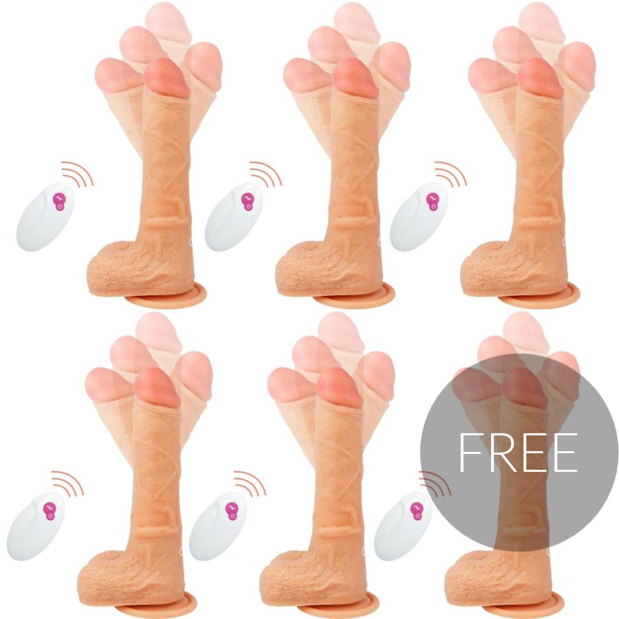 Kit di Cyber Silicock Realistici a Controllo Remoto – Mr Rick 5 + 1 Gratis Kit di Cyber Silicock Realistici a Controllo Remoto – Mr Rick 5 + 1 Gratis