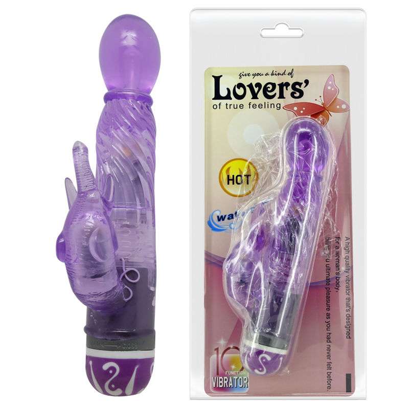 Vibratore con Stimolatore Clitoride Baile Vibrators Viola 4 Vibratore con Stimolatore Clitoride Baile Vibrators Viola 4