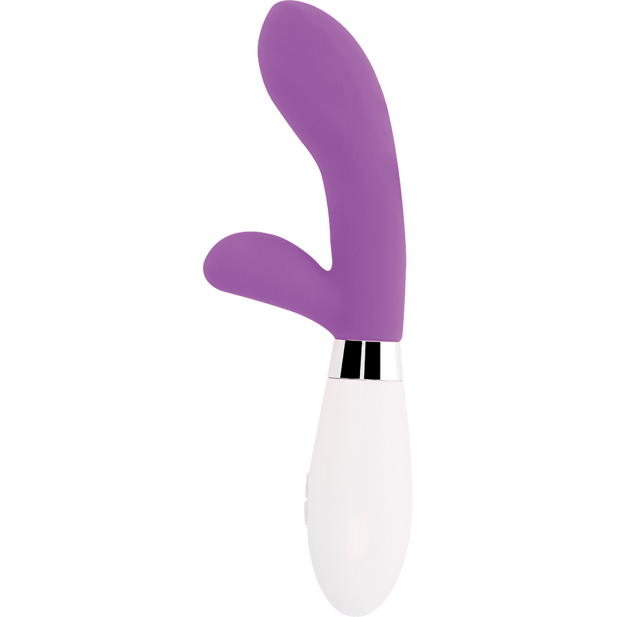 Vibratore Rabbit Glossy Jackson colore Viola e Bianco 3 Vibratore Rabbit Glossy Jackson colore Viola e Bianco 3