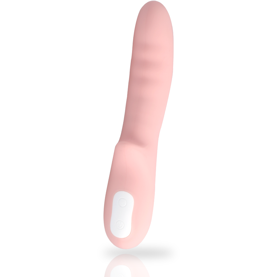 Vibratore Rotante in Silicone Rosa – Mrs Pisa 4 Vibratore Rotante in Silicone Rosa – Mrs Pisa 4